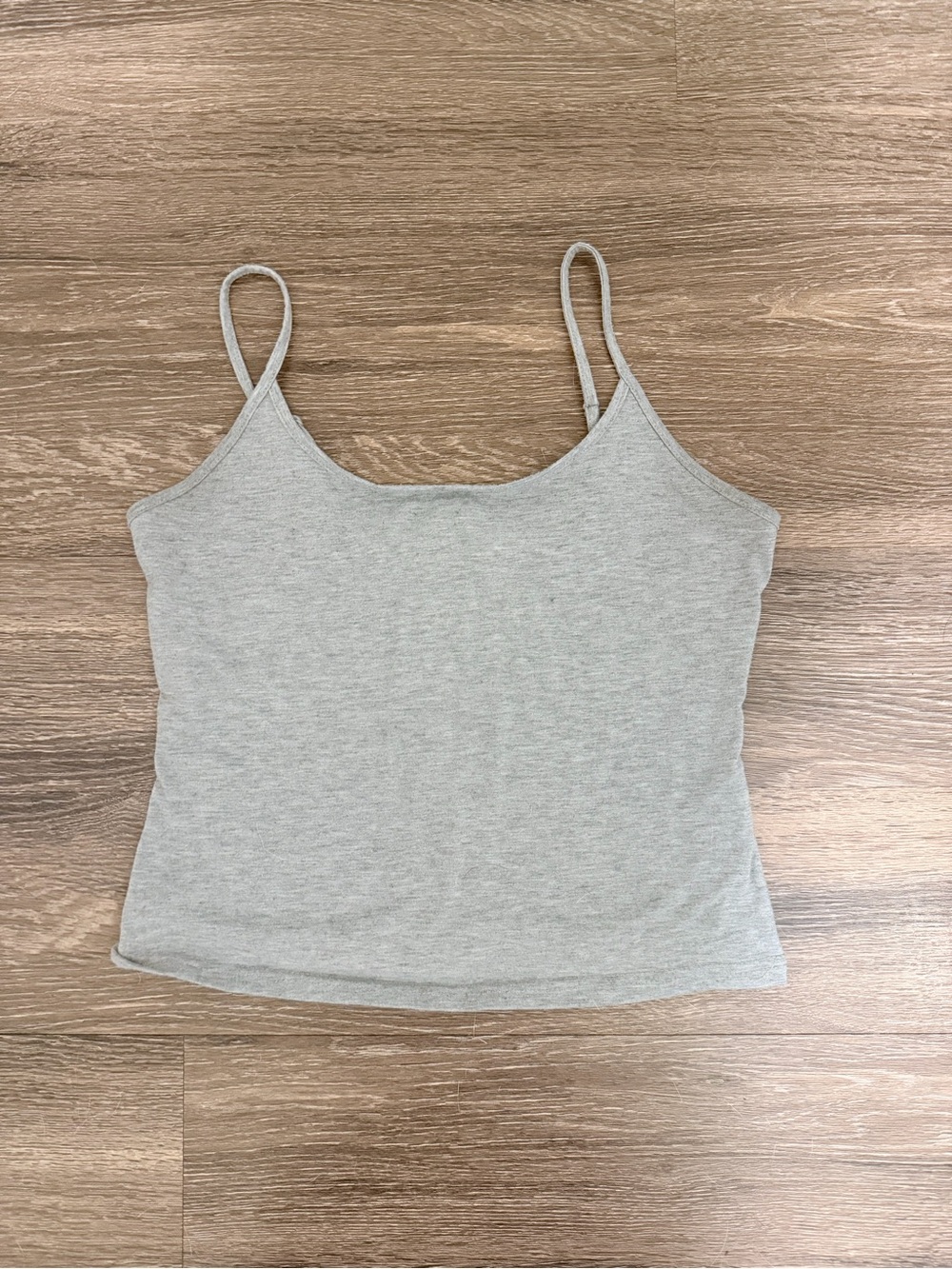 SHEIN curve Light Gray Spaghetti Strap Cami